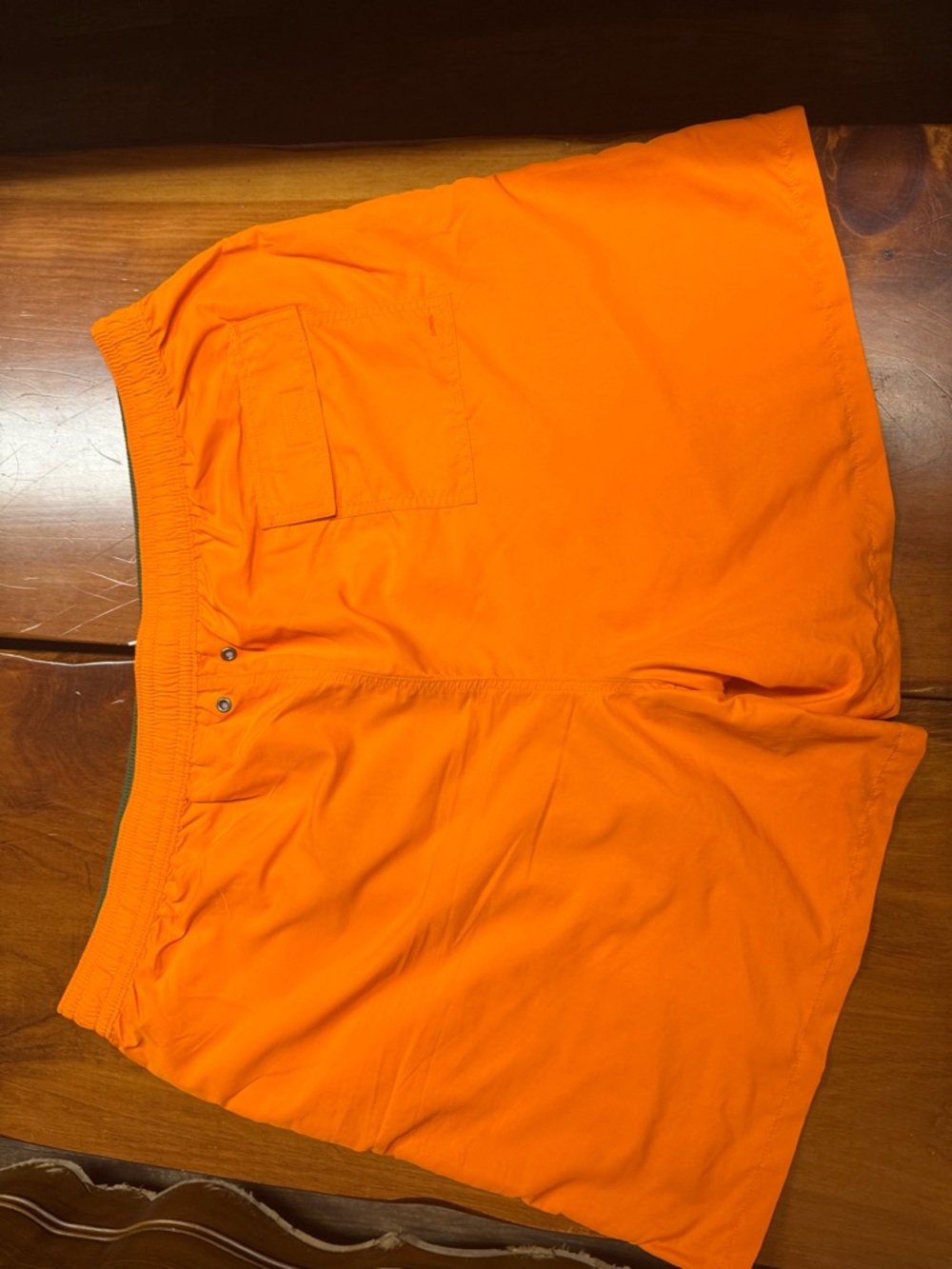 Ralph Lauren Orange Elastic Waist Athletic Shorts